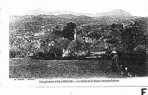 Ville de ALLONZIERLACAILLE Carte postale ancienne