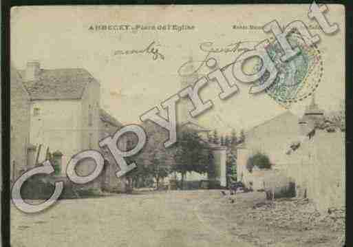 Ville de ARBECEY Carte postale ancienne