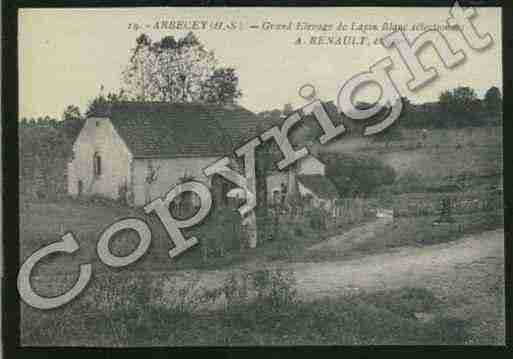 Ville de ARBECEY Carte postale ancienne