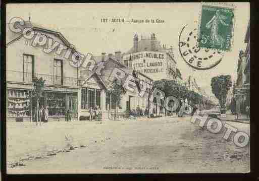 Ville de AUTUN Carte postale ancienne