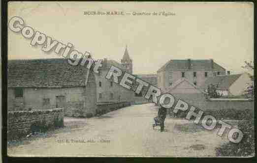 Ville de BOISSAINTEMARIE Carte postale ancienne