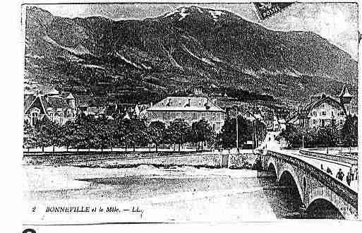 Ville de BONNEVILLE Carte postale ancienne