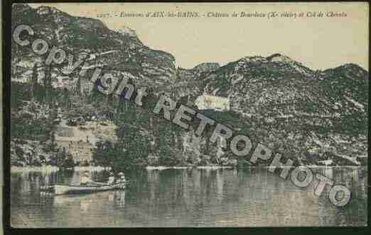 Ville de BOURDEAU Carte postale ancienne