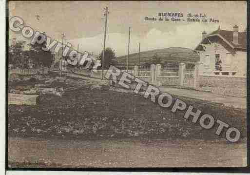 Ville de BUSSIERES Carte postale ancienne