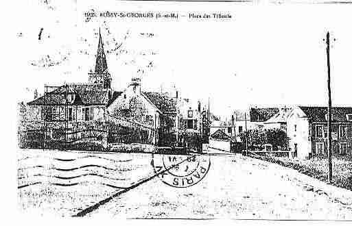 Ville de BUSSYSAINTGEORGES Carte postale ancienne