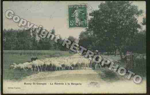 Ville de BUSSYSAINTGEORGES Carte postale ancienne