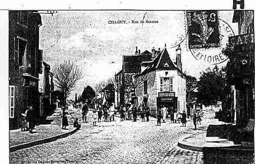 Ville de CHAGNY Carte postale ancienne