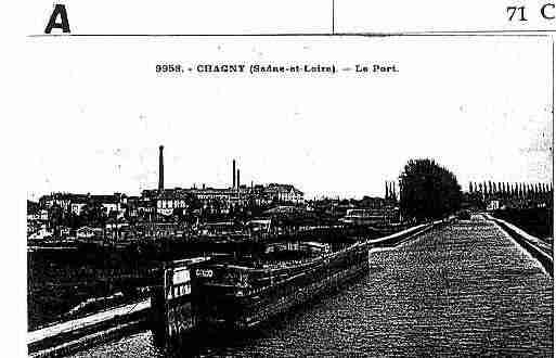 Ville de CHAGNY Carte postale ancienne