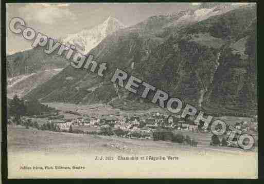 Ville de CHAMONIXMONTBLANC Carte postale ancienne