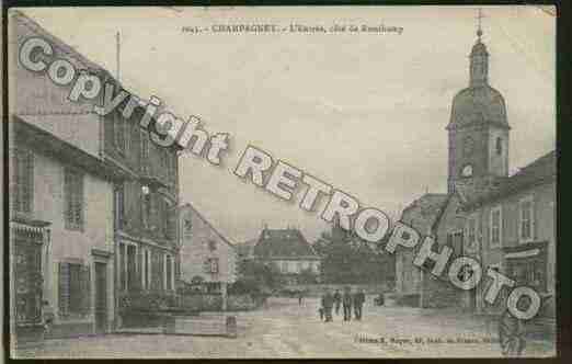 Ville de CHAMPAGNEY Carte postale ancienne