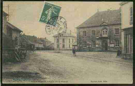 Ville de CHAMPAGNEY Carte postale ancienne