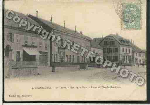 Ville de CHAMPAGNEY Carte postale ancienne