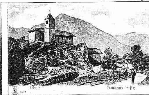 Ville de CHAMPAGNYENVANOISE Carte postale ancienne