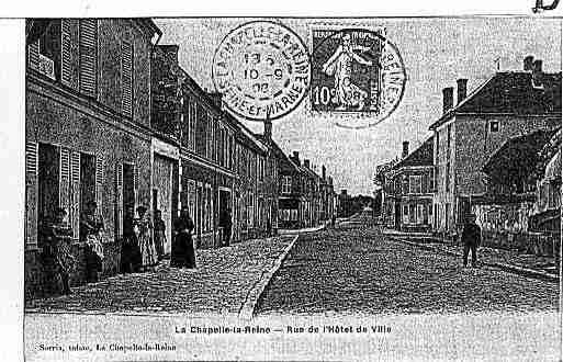Ville de CHAPELLELAREINE(LA) Carte postale ancienne