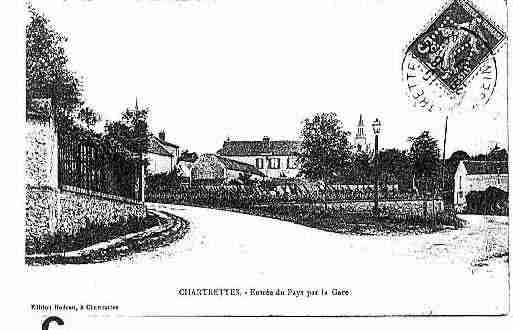 Ville de CHARTRETTES Carte postale ancienne