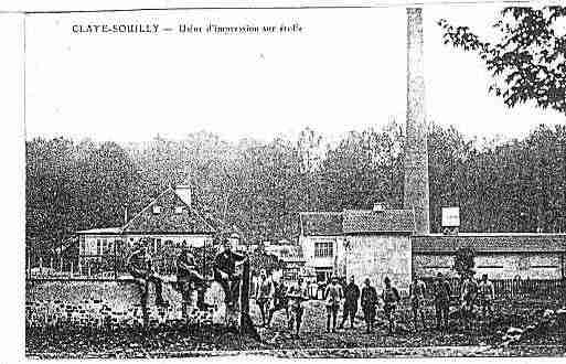 Ville de CLAYESOUILLY Carte postale ancienne