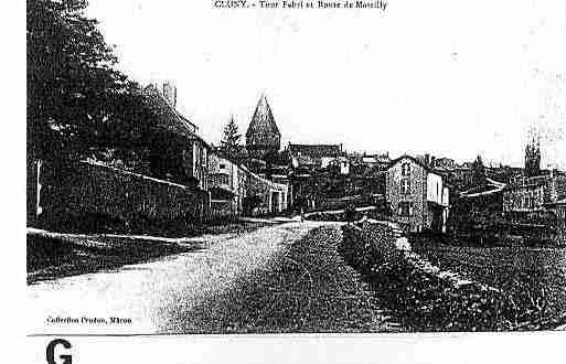 Ville de CLUNY Carte postale ancienne