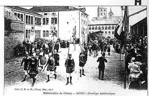 Ville de CLUNY Carte postale ancienne