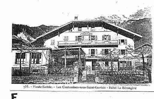 Ville de CONTAMINESMONTJOIE(LES) Carte postale ancienne