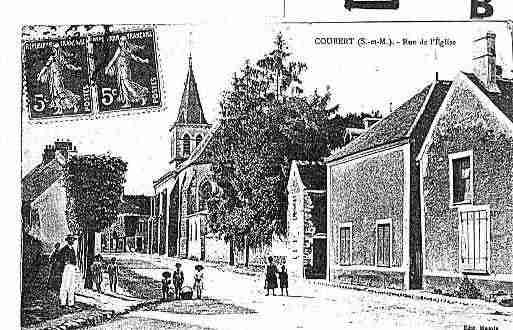 Ville de COUBERT Carte postale ancienne