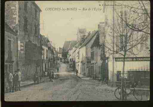 Ville de COUCHES Carte postale ancienne