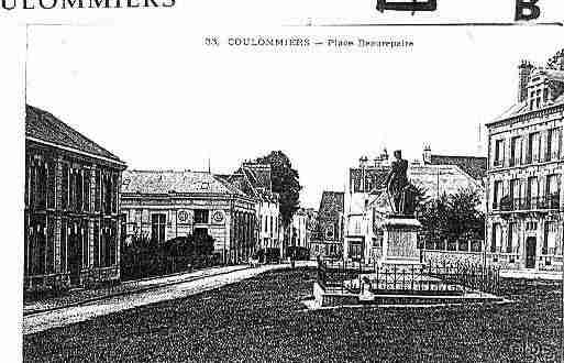 Ville de COULOMMIERS Carte postale ancienne