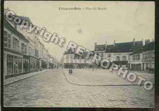 Ville de CRECYLACHAPELLE Carte postale ancienne