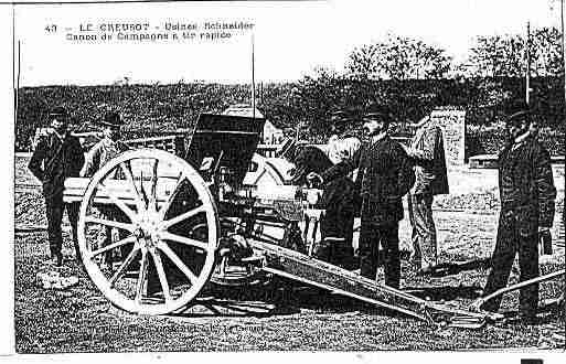 Ville de CREUSOT(LE) Carte postale ancienne