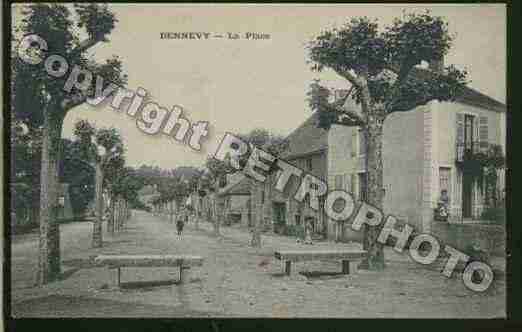 Ville de DENNEVY Carte postale ancienne