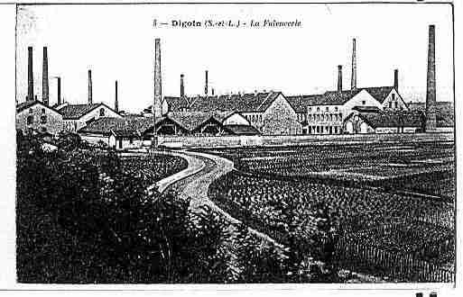 Ville de DIGOIN Carte postale ancienne