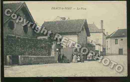 Ville de DRACYLEFORT Carte postale ancienne