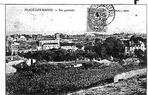 Ville de FLACELESMACON Carte postale ancienne