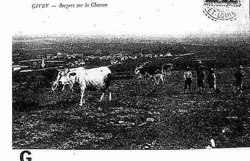 Ville de GIVRY Carte postale ancienne