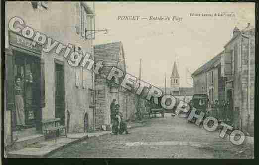 Ville de GIVRYPONCEY Carte postale ancienne