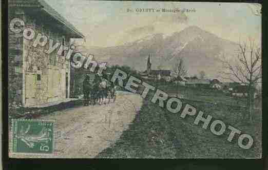 Ville de GRUFFY Carte postale ancienne