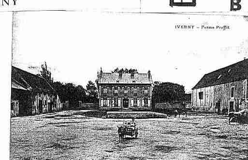 Ville de IVERNY Carte postale ancienne