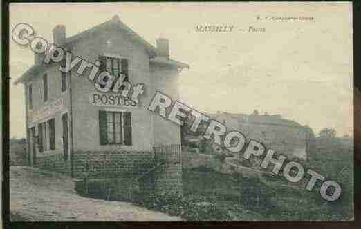 Ville de MASSILLY Carte postale ancienne