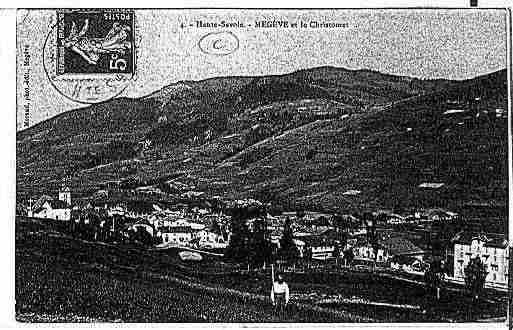 Ville de MEGEVE Carte postale ancienne