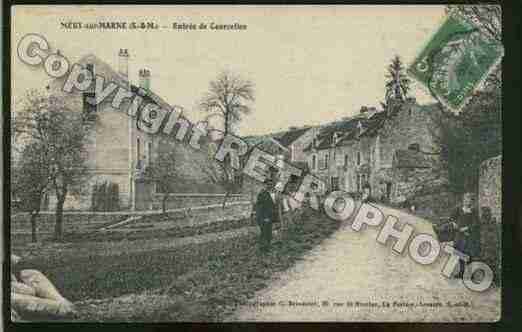 Ville de MERYSURMARNE Carte postale ancienne