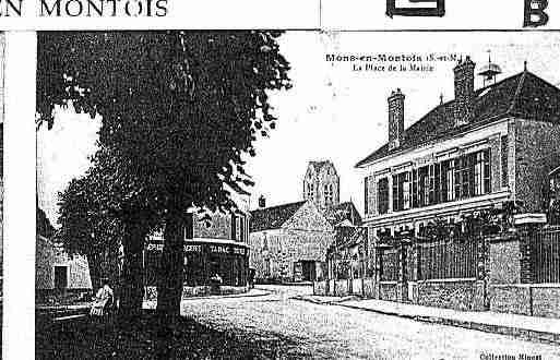 Ville de MONSENMONTOIS Carte postale ancienne