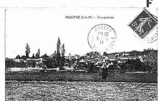 Ville de MONTGE Carte postale ancienne