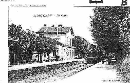 Ville de MORTCERF Carte postale ancienne