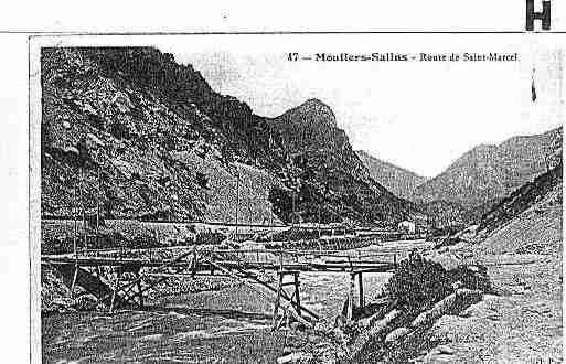 Ville de MOUTIERSTARENTAISE Carte postale ancienne