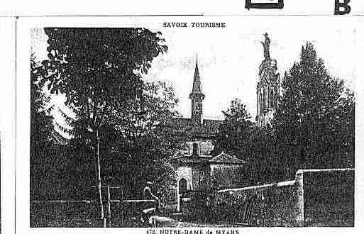 Ville de MYANS Carte postale ancienne