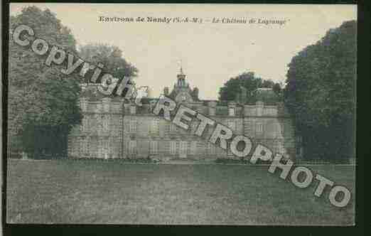 Ville de NANDY Carte postale ancienne