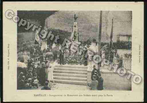 Ville de NANTILLY Carte postale ancienne