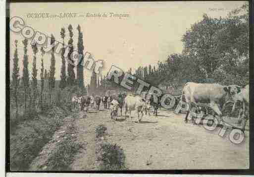 Ville de OUROUXSURSAONE Carte postale ancienne