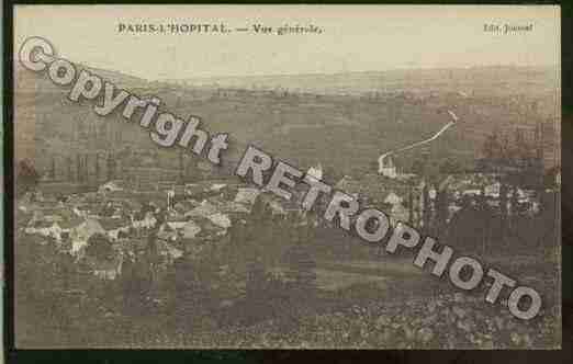 Ville de PARISL\'HOPITAL Carte postale ancienne