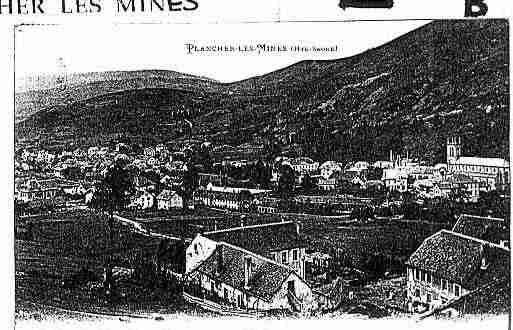 Ville de PLANCHERLESMINES Carte postale ancienne