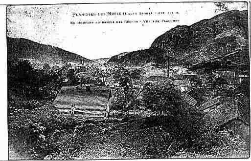 Ville de PLANCHERLESMINES Carte postale ancienne